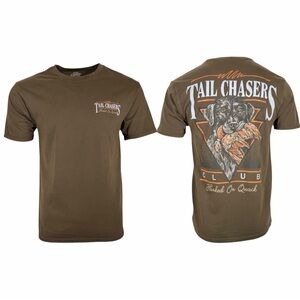 Tail Chasers Men’s T-shirt Hooked On Quack Brown Graphic T-Shirt